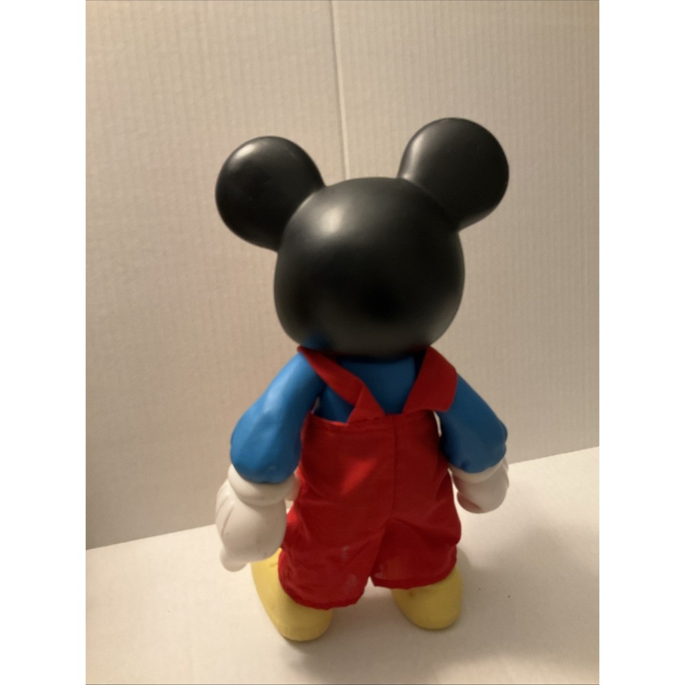 Vintage 1980s Mickey Mouse Figure 14” Arco Party Time Overalls Walt Disney - Picture 6 of 7
